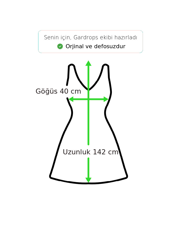 Vintage Love Uzun Elbise %70 İndirimli. - Görsel 5
