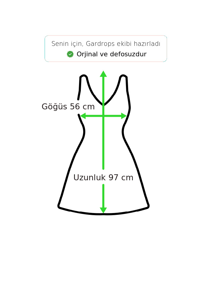Vintage Love Uzun Elbise %70 İndirimli. - Görsel 5