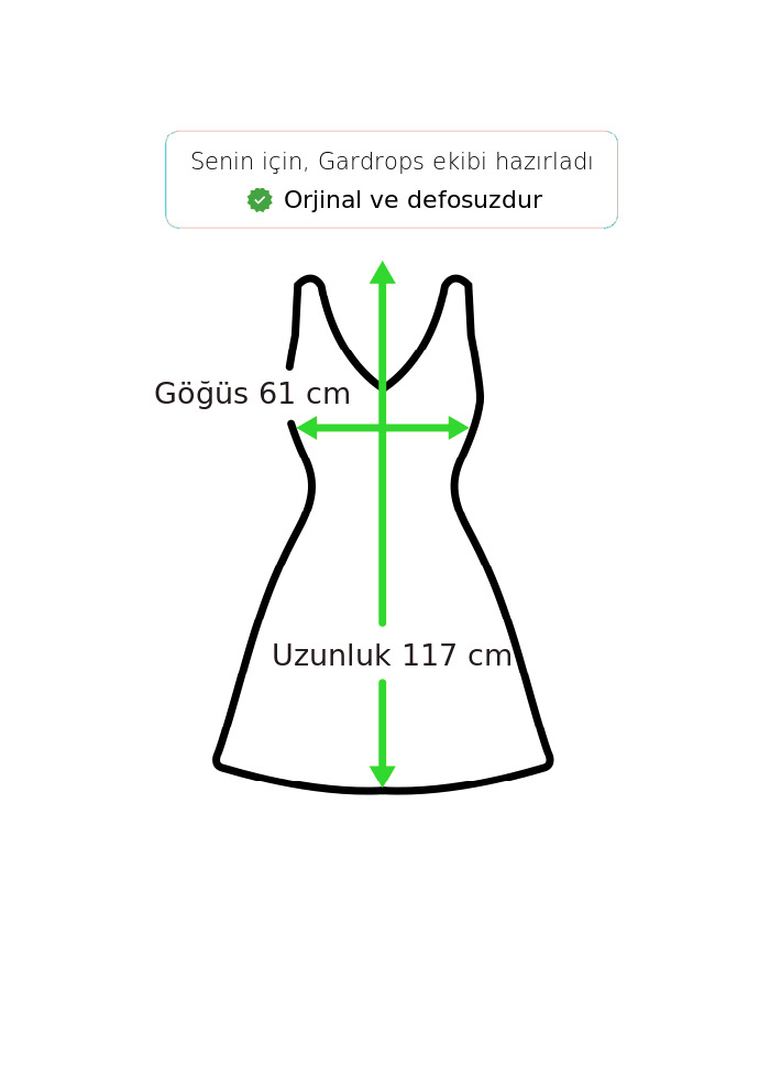 Vintage Love Uzun Elbise %70 İndirimli. - Görsel 5