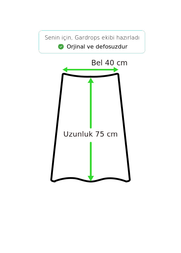Yargıcı Midi Etek %70 İndirimli. - Görsel 5