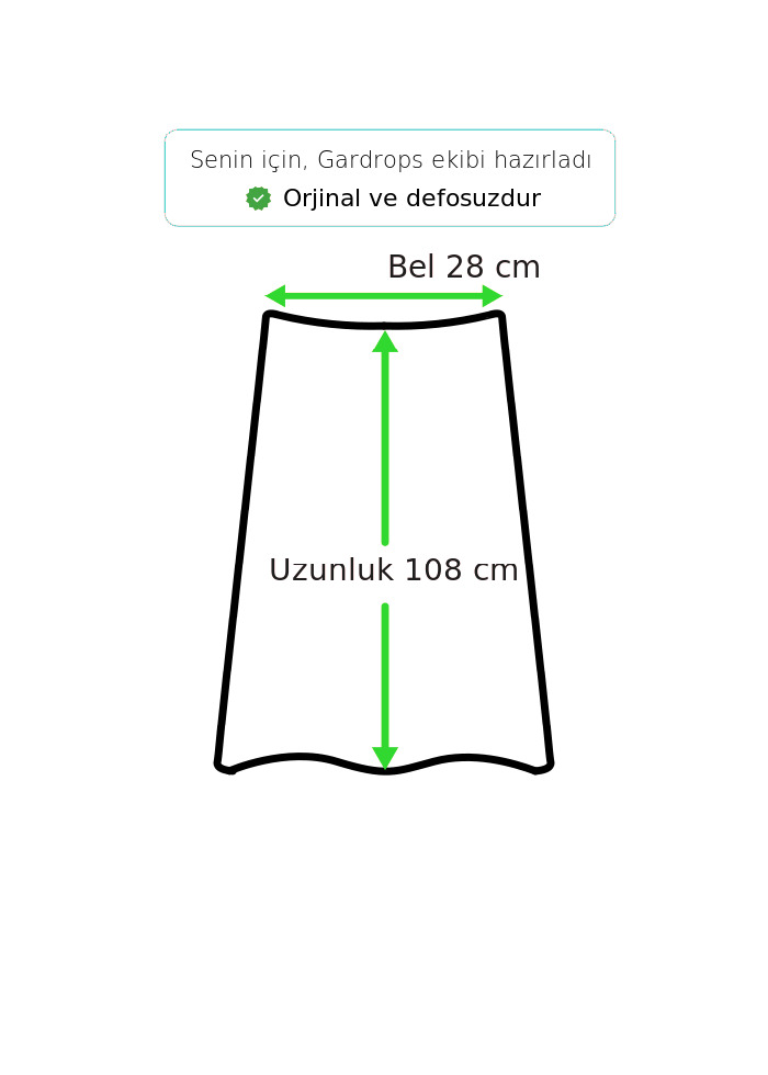 Vintage Love Uzun Etek %70 İndirimli. - Görsel 5
